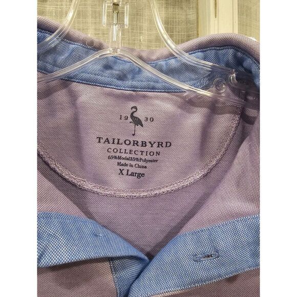 TailorByrd Light Purple Polo Men's Size‎ XL - Picture 3 of 4